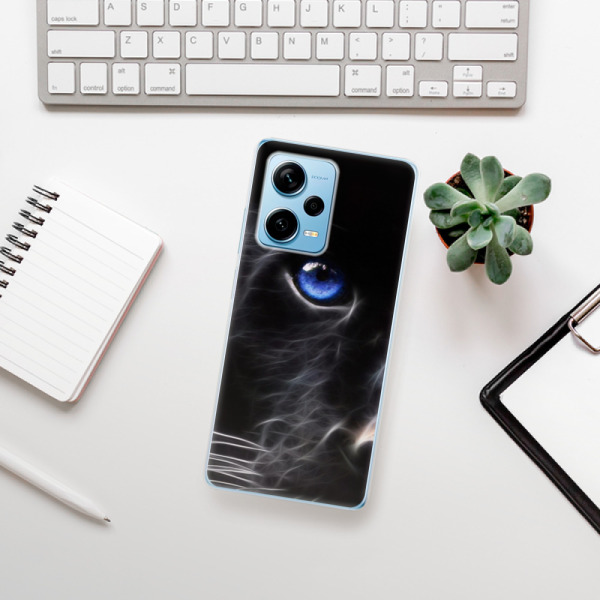 Silikonové pouzdro iSaprio - Xiaomi Redmi Note 12 Pro 5G / Poco X5 Pro 5G - Black Puma
