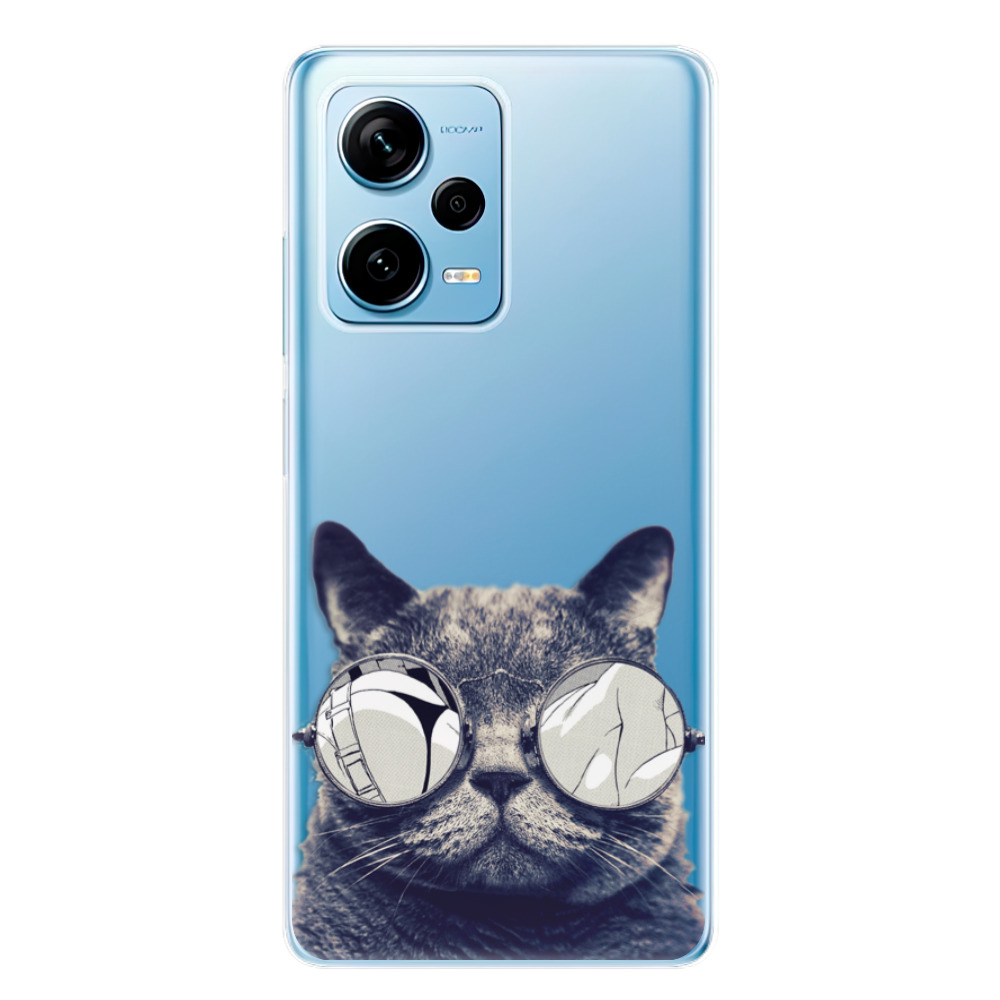 Odolné silikonové pouzdro iSaprio - Crazy Cat 01 - Xiaomi Redmi Note 12 Pro 5G / Poco X5 Pro 5G