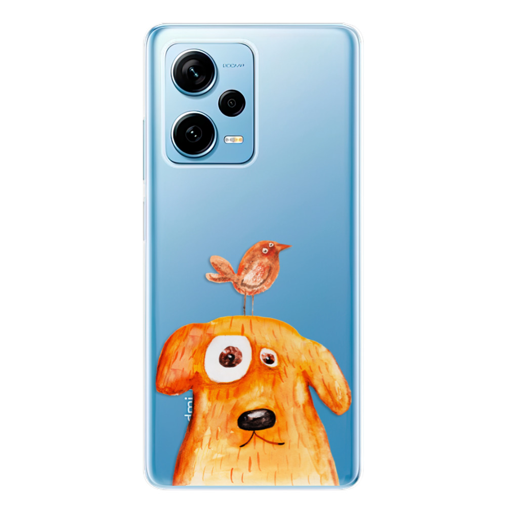 Silikonové odolné pouzdro iSaprio Dog And Bird na mobil Xiaomi Redmi Note 12 Pro 5G / Poco X5 Pro 5G (Odolný silikonový kryt, obal, pouzdro iSaprio Dog And Bird na mobilní telefon Xiaomi Redmi Note 12 Pro 5G / Poco X5 Pro 5G)