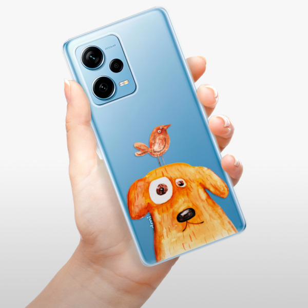 Silikonové pouzdro iSaprio - Xiaomi Redmi Note 12 Pro 5G / Poco X5 Pro 5G - Dog And Bird