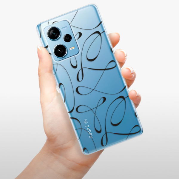 Silikonové pouzdro iSaprio - Xiaomi Redmi Note 12 Pro 5G / Poco X5 Pro 5G - Fancy black