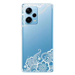 Silikonové pouzdro iSaprio - Xiaomi Redmi Note 12 Pro 5G / Poco X5 Pro 5G - White Lace 02