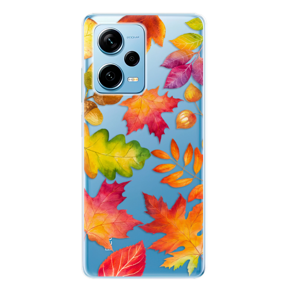 Silikonové odolné pouzdro iSaprio Autumn Leaves 01 na mobil Xiaomi Redmi Note 12 Pro 5G / Poco X5 Pro 5G (Odolný silikonový kryt, obal, pouzdro iSaprio Autumn Leaves 01 na mobilní telefon Xiaomi Redmi Note 12 Pro 5G / Poco X5 Pro 5G)