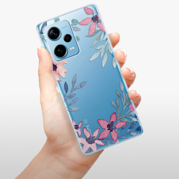 Silikonové pouzdro iSaprio - Xiaomi Redmi Note 12 Pro 5G / Poco X5 Pro 5G - Leaves and Flowers