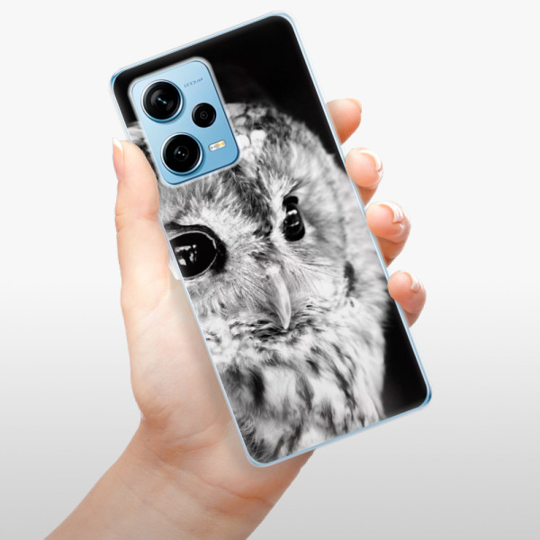 Silikonové pouzdro iSaprio - Xiaomi Redmi Note 12 Pro 5G / Poco X5 Pro 5G - BW Owl