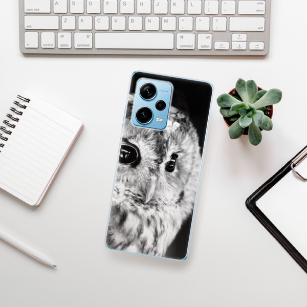 Silikonové pouzdro iSaprio - Xiaomi Redmi Note 12 Pro 5G / Poco X5 Pro 5G - BW Owl