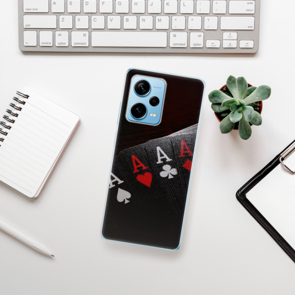Silikonové pouzdro iSaprio - Xiaomi Redmi Note 12 Pro 5G / Poco X5 Pro 5G - Poker
