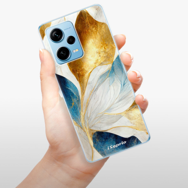 Silikonové pouzdro iSaprio - Xiaomi Redmi Note 12 Pro 5G / Poco X5 Pro 5G - Blue Leaves