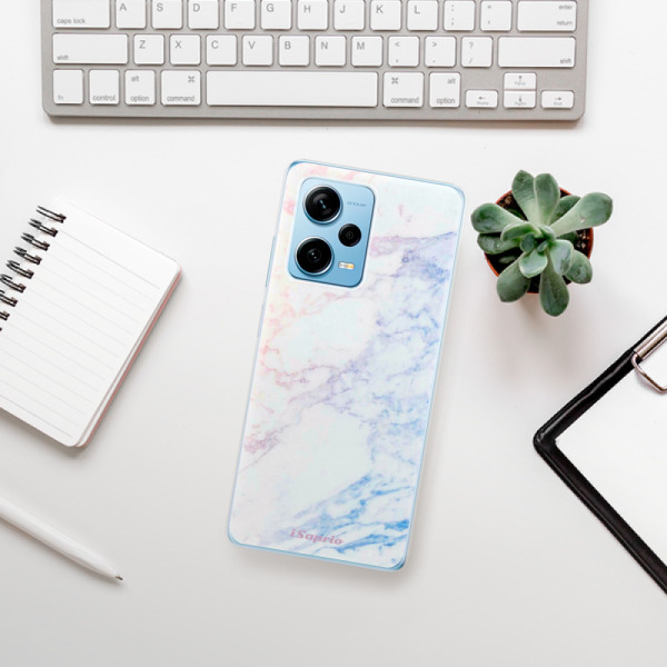 Silikonové pouzdro iSaprio - Xiaomi Redmi Note 12 Pro Plus 5G - Raibow Marble 10