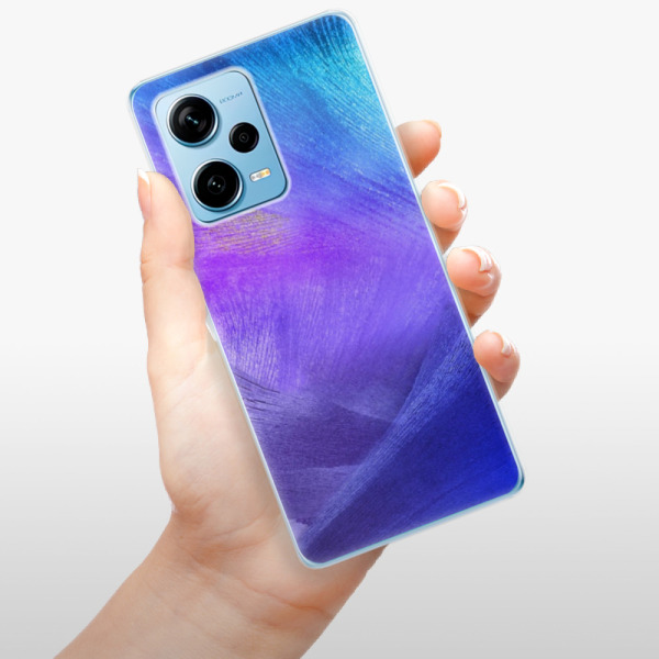 Silikonové pouzdro iSaprio - Xiaomi Redmi Note 12 Pro Plus 5G - Purple Feathers
