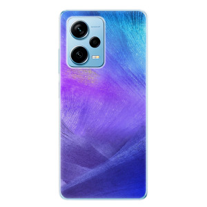 Silikonové pouzdro iSaprio - Xiaomi Redmi Note 12 Pro Plus 5G - Purple Feathers