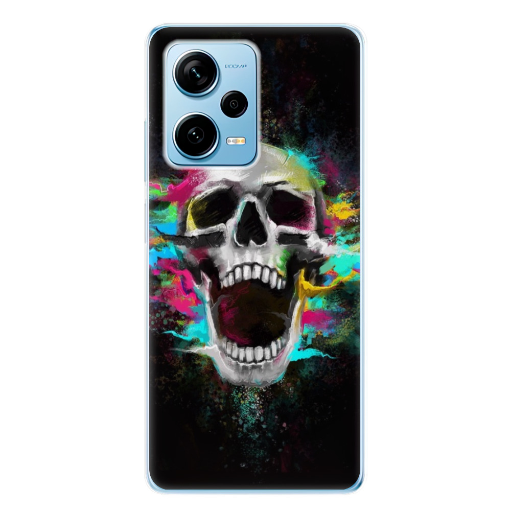 Silikonové odolné pouzdro iSaprio Skull in Colors na mobil Xiaomi Redmi Note 12 Pro Plus 5G (Odolný silikonový kryt, obal, pouzdro iSaprio Skull in Colors na mobilní telefon Xiaomi Redmi Note 12 Pro+ 5G)