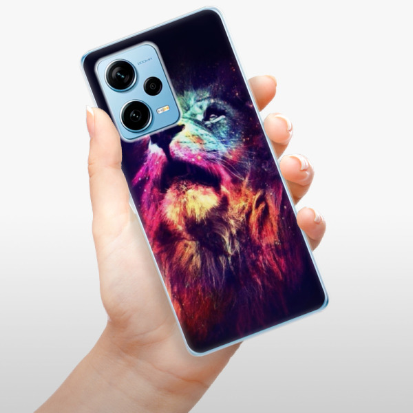 Silikonové pouzdro iSaprio - Xiaomi Redmi Note 12 Pro Plus 5G - Lion in Colors