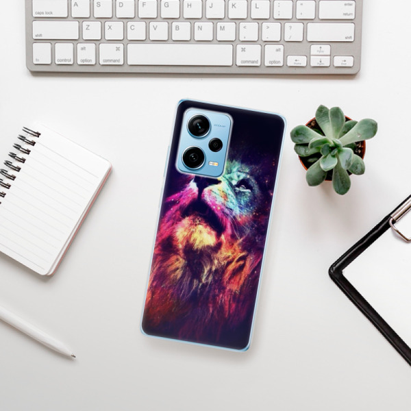 Silikonové pouzdro iSaprio - Xiaomi Redmi Note 12 Pro Plus 5G - Lion in Colors