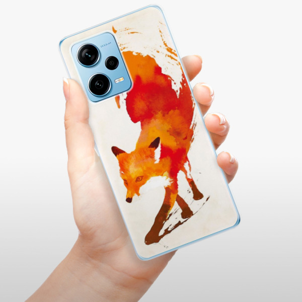 Silikonové pouzdro iSaprio - Xiaomi Redmi Note 12 Pro Plus 5G - Fast Fox