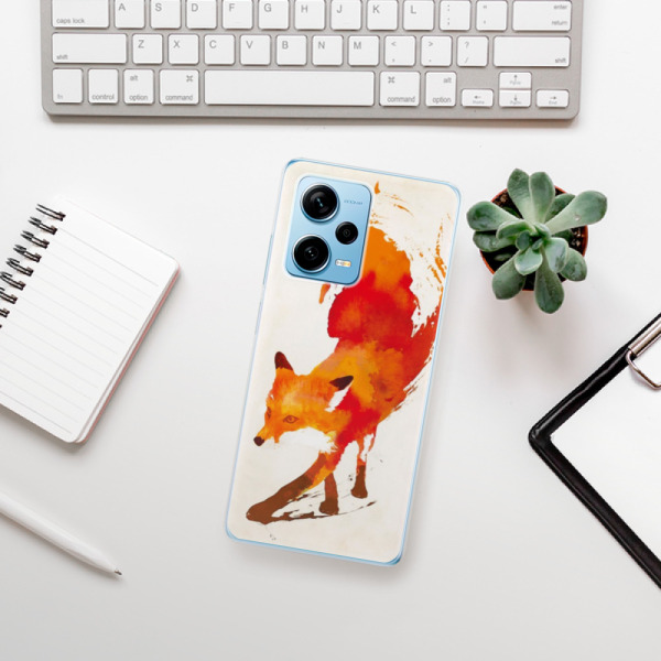 Silikonové pouzdro iSaprio - Xiaomi Redmi Note 12 Pro Plus 5G - Fast Fox
