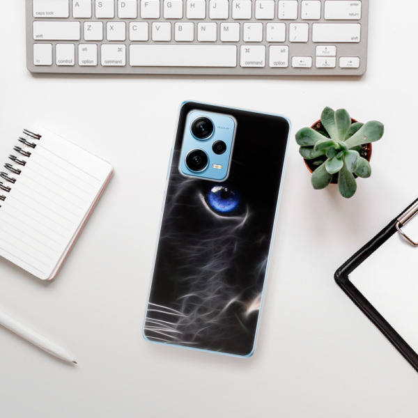 Silikonové pouzdro iSaprio - Xiaomi Redmi Note 12 Pro Plus 5G - Black Puma