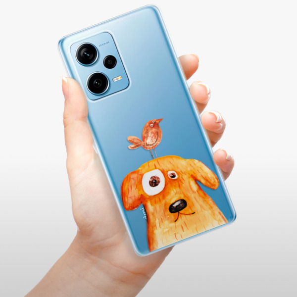 Silikonové pouzdro iSaprio - Xiaomi Redmi Note 12 Pro Plus 5G - Dog And Bird
