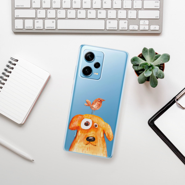 Silikonové pouzdro iSaprio - Xiaomi Redmi Note 12 Pro Plus 5G - Dog And Bird
