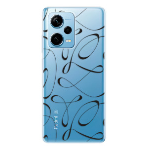 Silikonové pouzdro iSaprio - Xiaomi Redmi Note 12 Pro Plus 5G - Fancy black