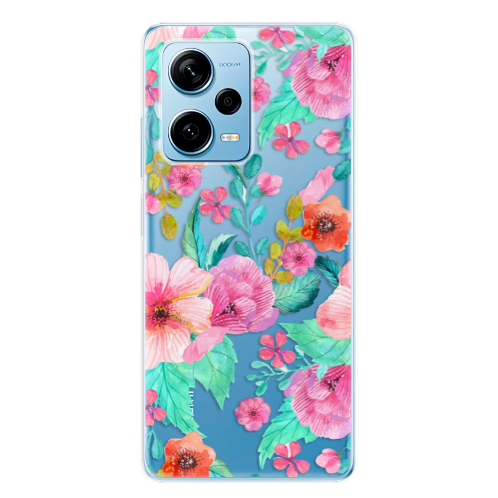 Odolné silikonové pouzdro iSaprio - Flower Pattern 01 - Xiaomi Redmi Note 12 Pro+ 5G