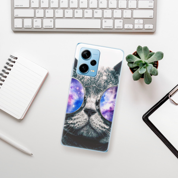 Silikonové pouzdro iSaprio - Xiaomi Redmi Note 12 Pro Plus 5G - Galaxy Cat