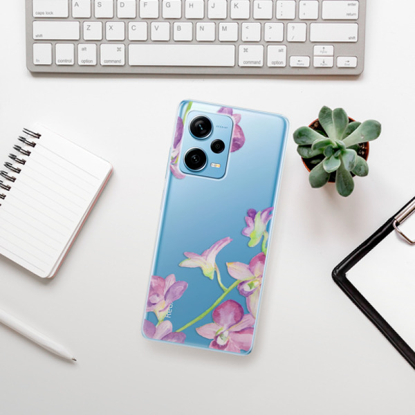 Silikonové pouzdro iSaprio - Xiaomi Redmi Note 12 Pro Plus 5G - Purple Orchid