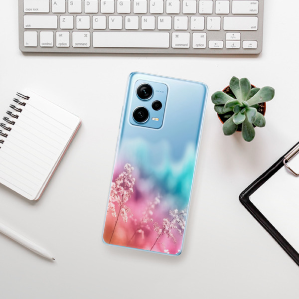 Silikonové pouzdro iSaprio - Xiaomi Redmi Note 12 Pro Plus 5G - Rainbow Grass