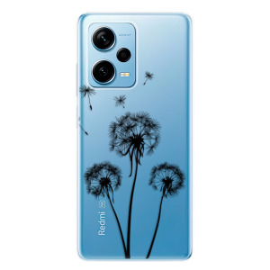 Silikonové pouzdro iSaprio - Xiaomi Redmi Note 12 Pro Plus 5G - Three Dandelions black