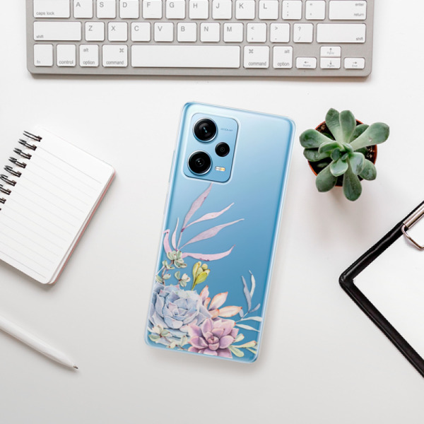 Silikonové pouzdro iSaprio - Xiaomi Redmi Note 12 Pro Plus 5G - Succulent 01