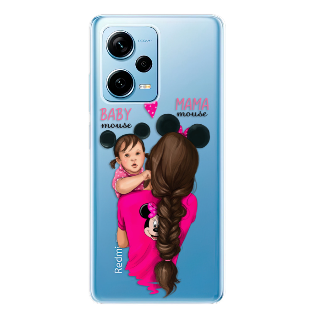 Silikonové odolné pouzdro iSaprio Mama Mouse Brunette and Girl na mobil Xiaomi Redmi Note 12 Pro Plus 5G (Odolný silikonový kryt, obal, pouzdro iSaprio Mama Mouse Brunette and Girl na mobilní telefon Xiaomi Redmi Note 12 Pro+ 5G)