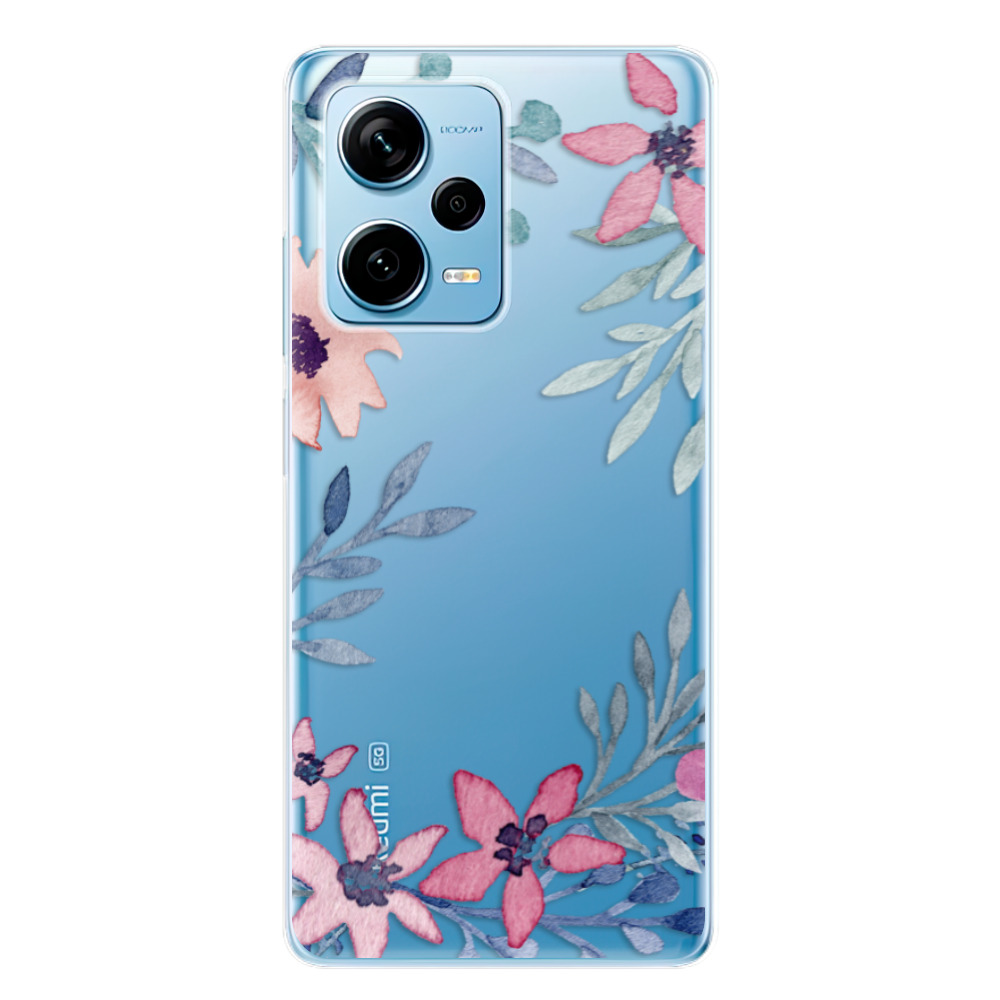 Odolné silikonové pouzdro iSaprio - Leaves and Flowers - Xiaomi Redmi Note 12 Pro+ 5G