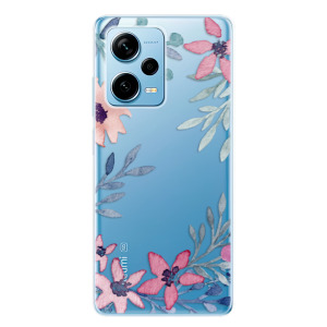 Silikonové pouzdro iSaprio - Xiaomi Redmi Note 12 Pro Plus 5G - Leaves and Flowers