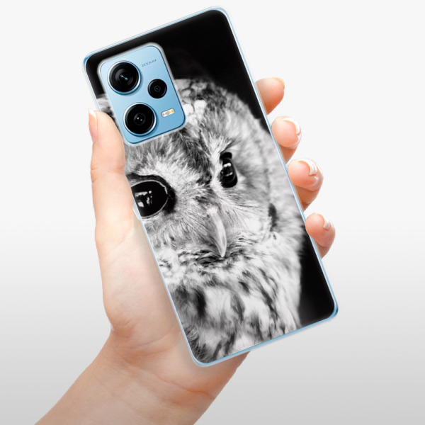 Silikonové pouzdro iSaprio - Xiaomi Redmi Note 12 Pro Plus 5G - BW Owl