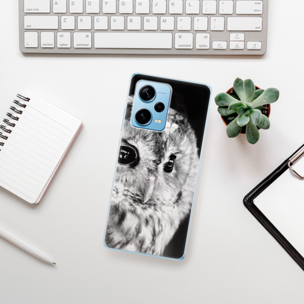 Silikonové pouzdro iSaprio - Xiaomi Redmi Note 12 Pro Plus 5G - BW Owl