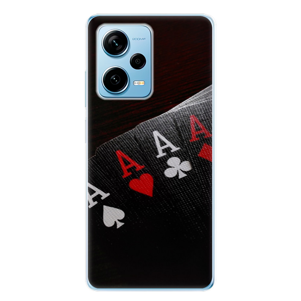 Silikonové odolné pouzdro iSaprio Poker na mobil Xiaomi Redmi Note 12 Pro Plus 5G (Odolný silikonový kryt, obal, pouzdro iSaprio Poker na mobilní telefon Xiaomi Redmi Note 12 Pro+ 5G)