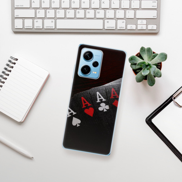 Silikonové pouzdro iSaprio - Xiaomi Redmi Note 12 Pro Plus 5G - Poker