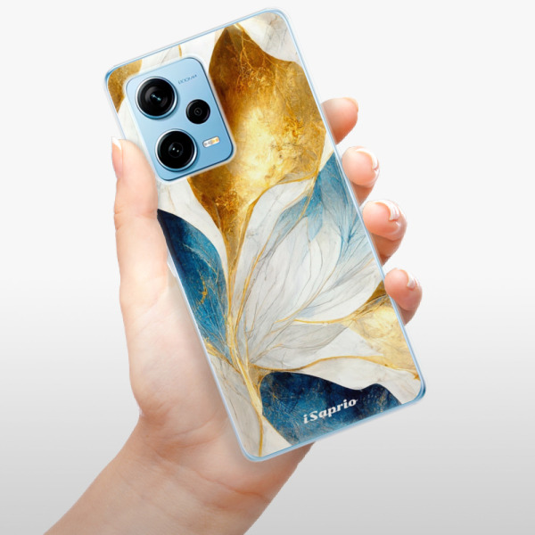 Silikonové pouzdro iSaprio - Xiaomi Redmi Note 12 Pro Plus 5G - Blue Leaves