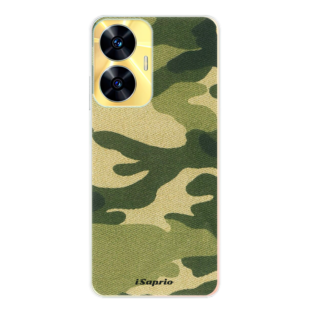 Odolné silikonové pouzdro iSaprio - Green Camuflage 01 - Realme C55