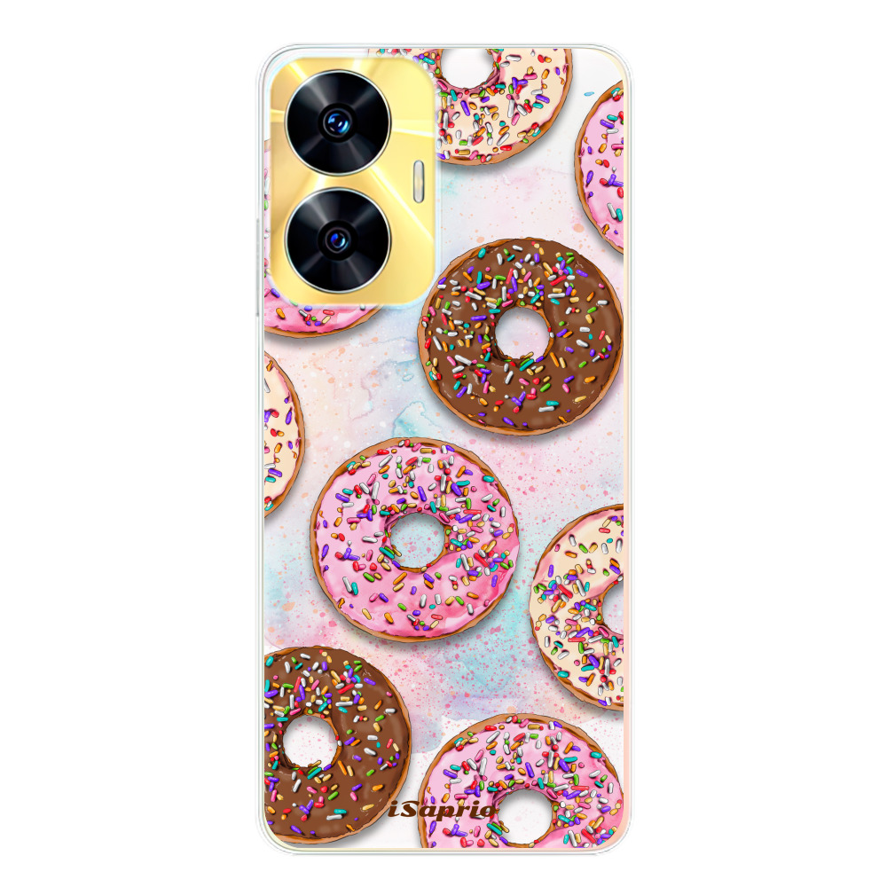 Silikonové odolné pouzdro iSaprio Donuts 11 na mobil Realme C55 (Odolný silikonový kryt, obal, pouzdro iSaprio Donuts 11 na mobilní telefon Realme C55)