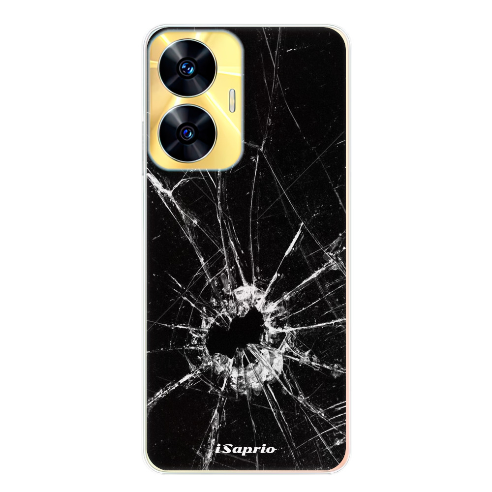 Silikonové odolné pouzdro iSaprio Broken Glass 10 na mobil Realme C55 (Odolný silikonový kryt, obal, pouzdro iSaprio Broken Glass 10 na mobilní telefon Realme C55)