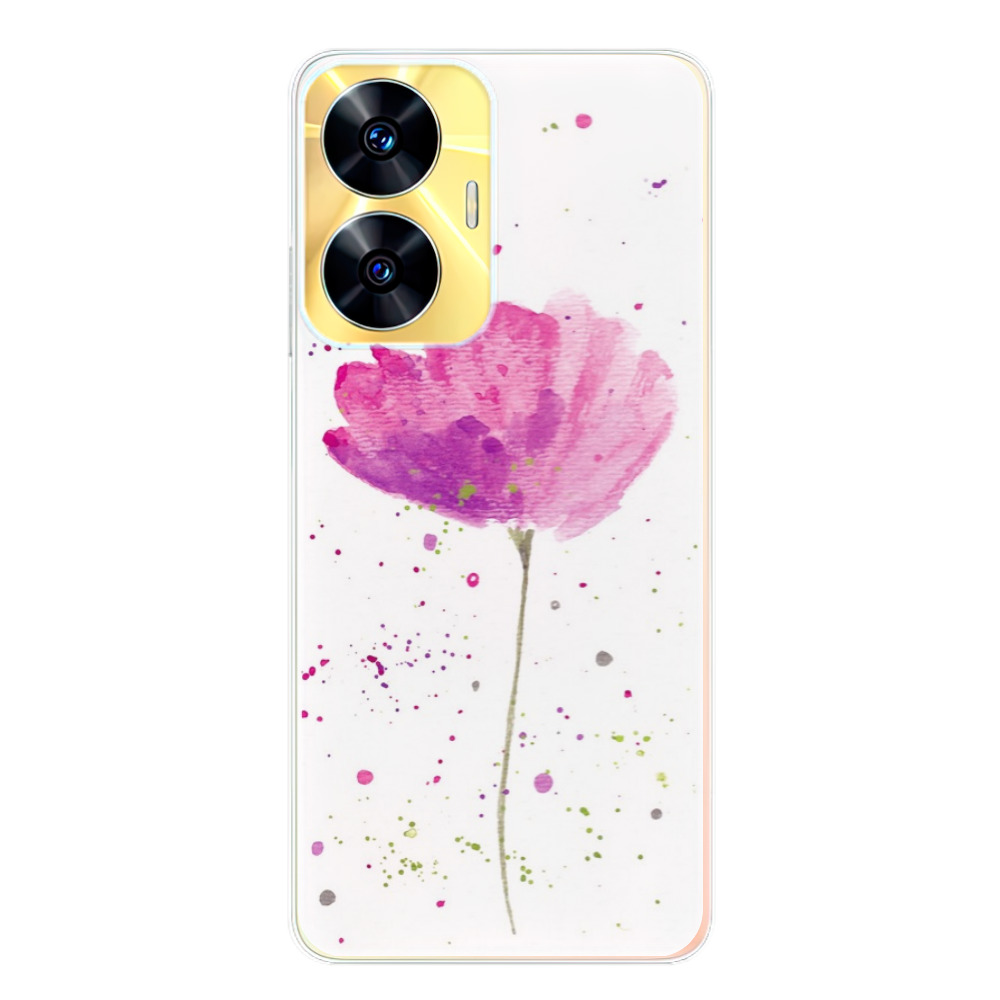 Silikonové odolné pouzdro iSaprio Poppies na mobil Realme C55 (Odolný silikonový kryt, obal, pouzdro iSaprio Poppies na mobilní telefon Realme C55)