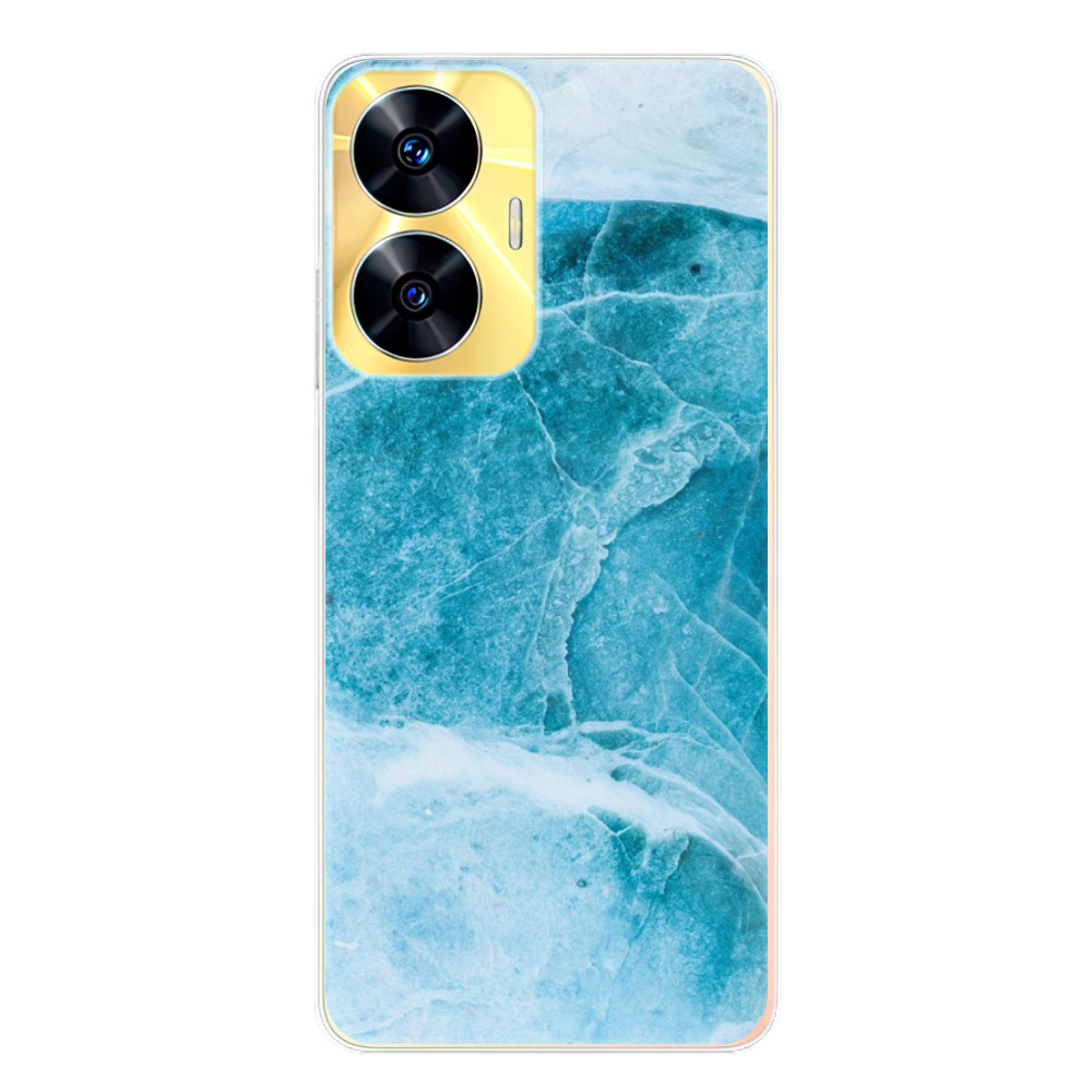 Silikonové odolné pouzdro iSaprio Blue Marble na mobil Realme C55 (Odolný silikonový kryt, obal, pouzdro iSaprio Blue Marble na mobilní telefon Realme C55)