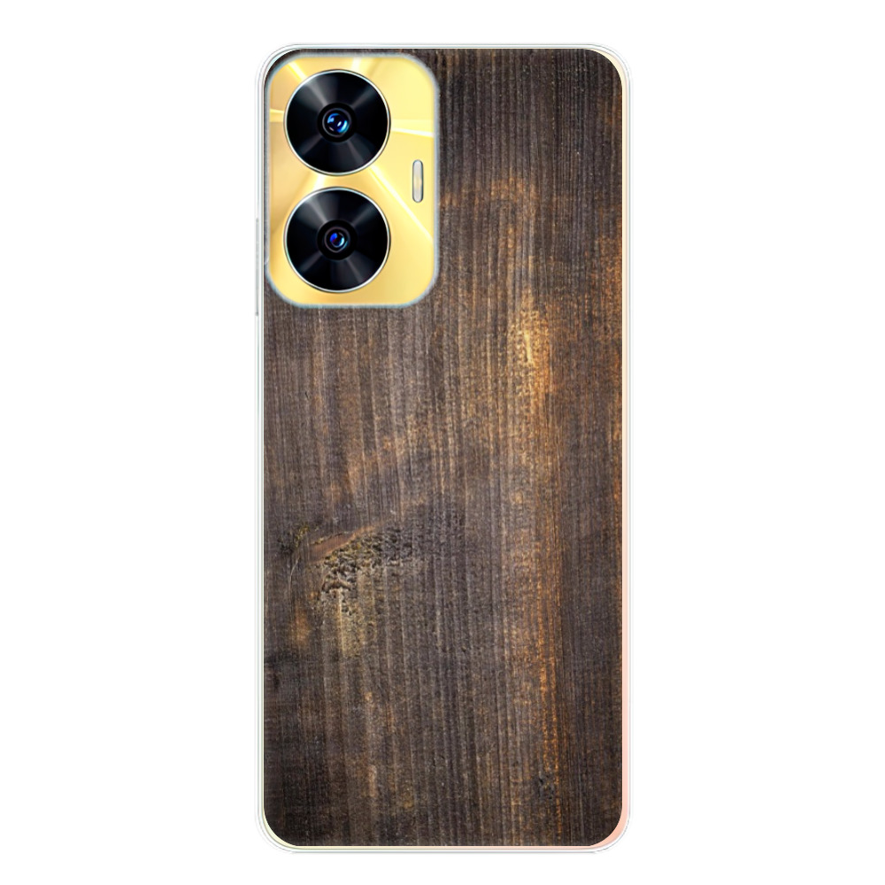 Odolné silikonové pouzdro iSaprio - Old Wood - Realme C55