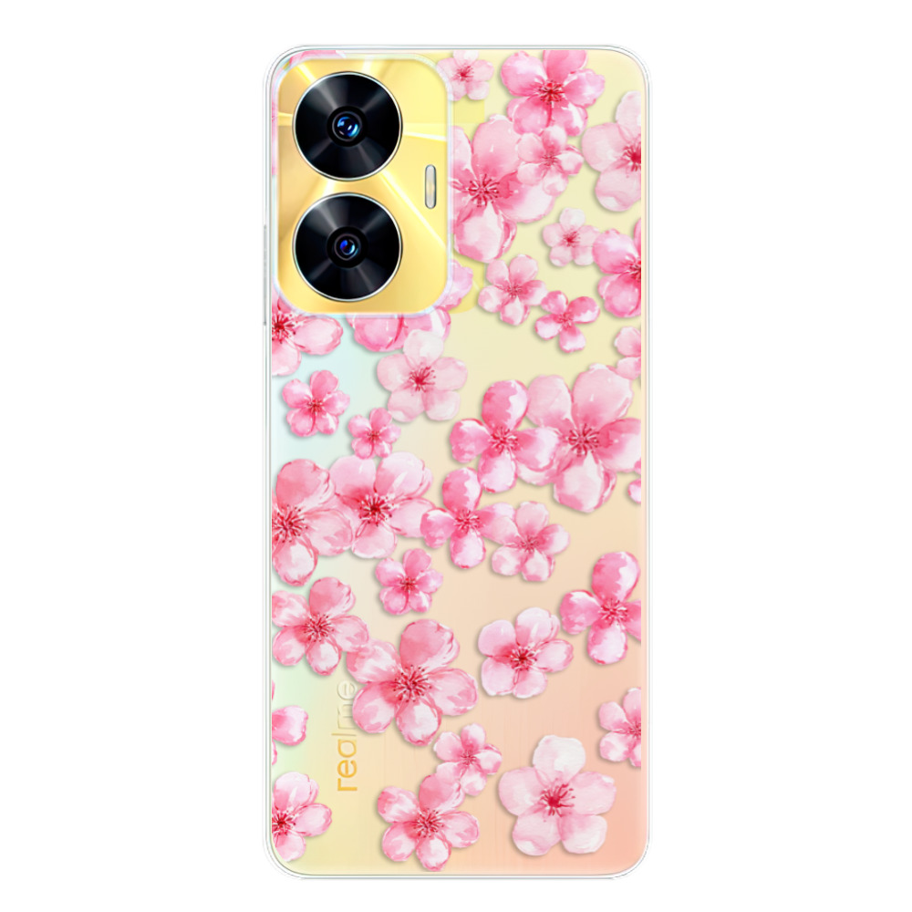 Silikonové odolné pouzdro iSaprio Flower Pattern 05 na mobil Realme C55 (Odolný silikonový kryt, obal, pouzdro iSaprio Flower Pattern 05 na mobilní telefon Realme C55)