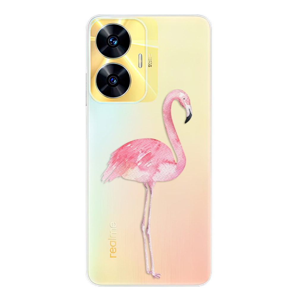 Odolné silikonové pouzdro iSaprio - Flamingo 01 - Realme C55