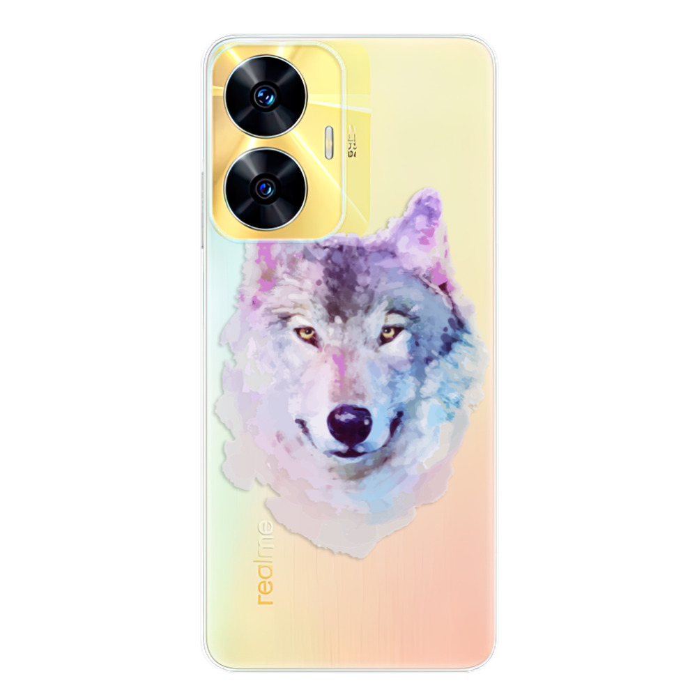 Silikonové odolné pouzdro iSaprio Wolf 01 na mobil Realme C55 (Odolný silikonový kryt, obal, pouzdro iSaprio Wolf 01 na mobilní telefon Realme C55)