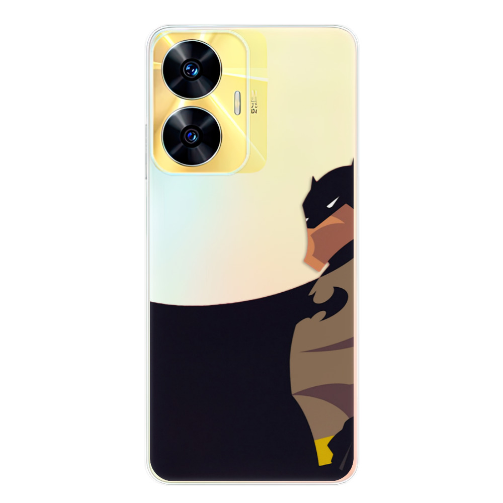 Silikonové odolné pouzdro iSaprio BaT Comics na mobil Realme C55 (Odolný silikonový kryt, obal, pouzdro iSaprio BaT Comics na mobilní telefon Realme C55)