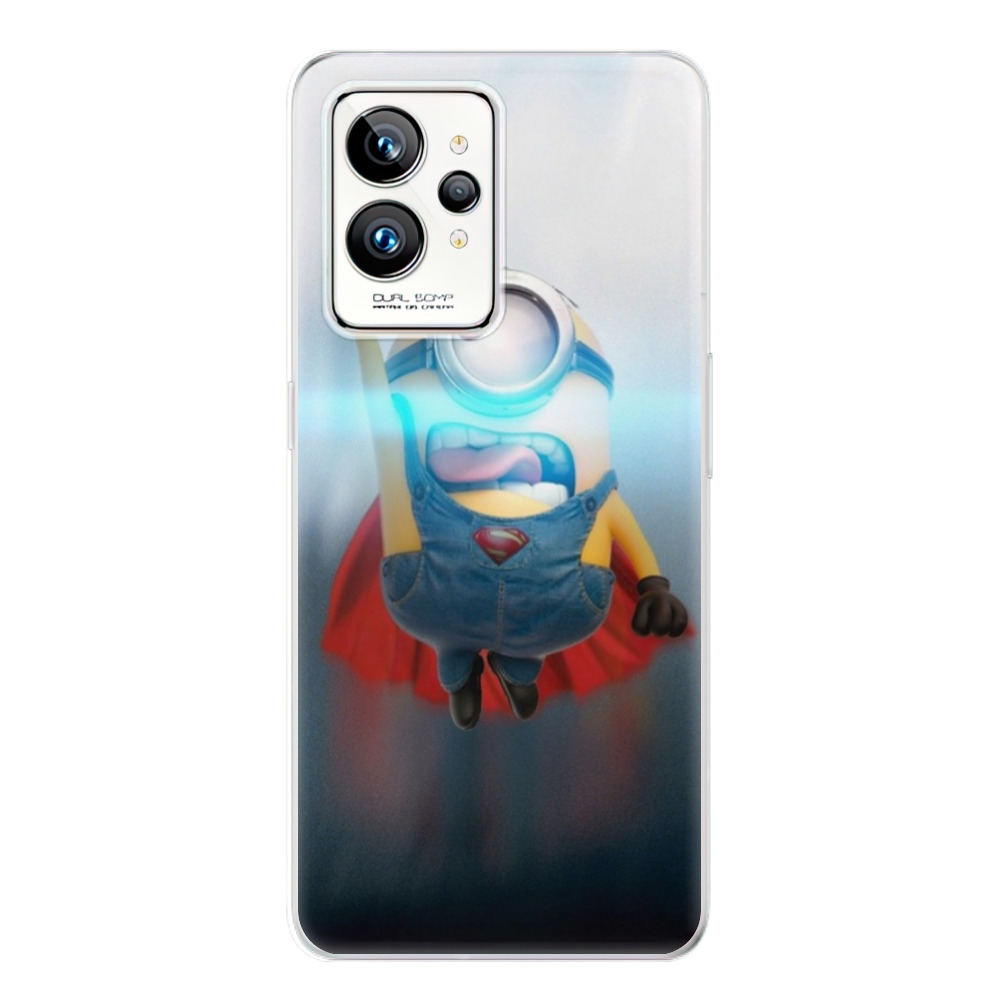 Silikonové odolné pouzdro iSaprio Mimons Superman 02 na mobil Realme GT 2 Pro (Odolný silikonový kryt, obal, pouzdro iSaprio Mimons Superman 02 na mobilní telefon Realme GT 2 Pro)