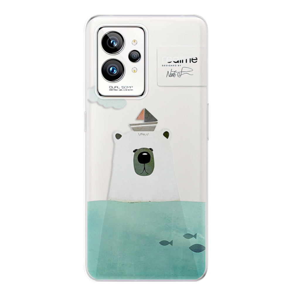 Silikonové odolné pouzdro iSaprio Bear With Boat na mobil Realme GT 2 Pro (Odolný silikonový kryt, obal, pouzdro iSaprio Bear With Boat na mobilní telefon Realme GT 2 Pro)